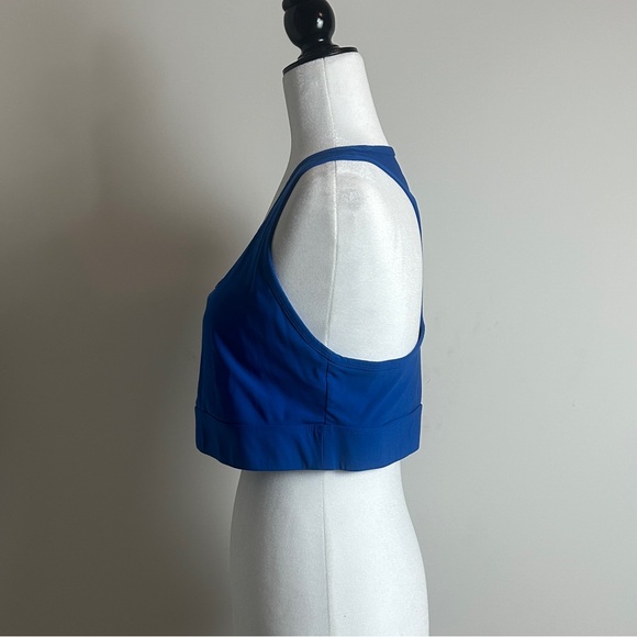 Fabletics Royal Blue Racerback Sports Bra - Picture 2 of 3